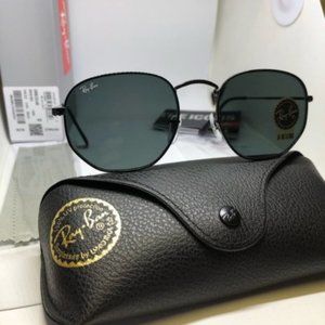 Ray-Ban 3548 52mm Black Farme Green Lenses